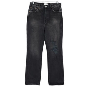 Re/Done Originals Distressed Straight Leg Jeans